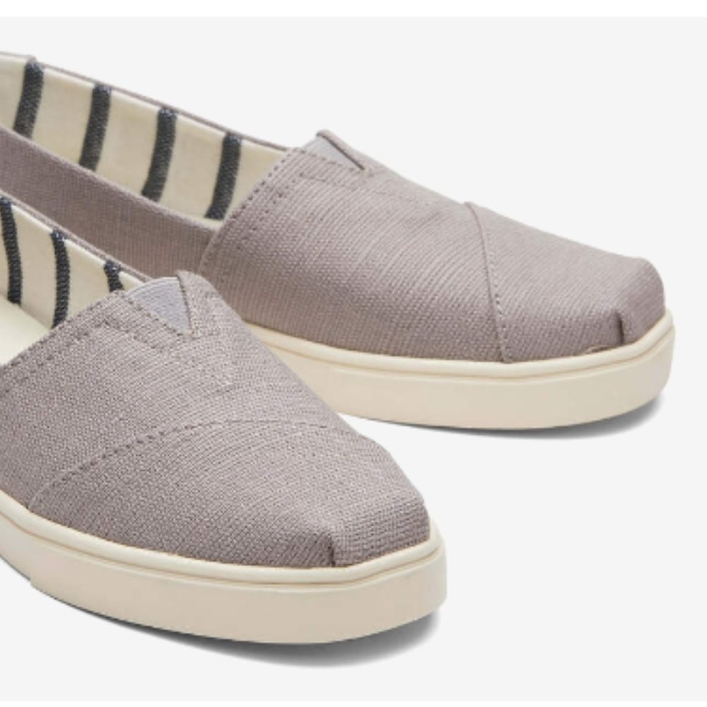 TOMS Women's Alpargata Cupsole Slip-On Sneaker, Morning Dove Grey, 7.5, NWT!